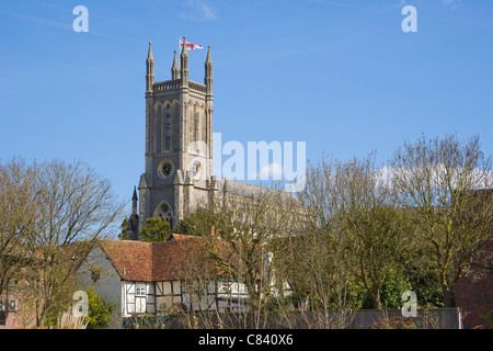 St Mary Church, Andover, Hampshire, Inghilterra, Regno Unito Foto Stock