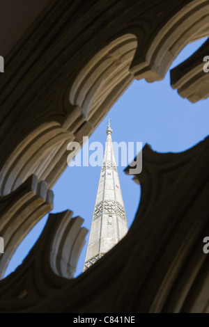 La Cattedrale di Salisbury, Salisbury, Wiltshire, Inghilterra, Regno Unito Foto Stock