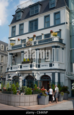 Il Royal Yacht Hotel a St Helier, Jersey, Isole del Canale Foto Stock