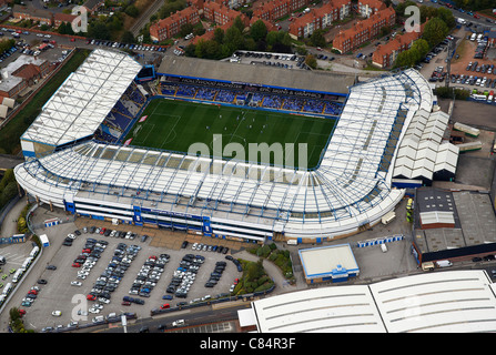 St Andrews Stadium Birmingham, casa di Birmingham City FC, con partita in corso, West Midlands, England Regno Unito Foto Stock