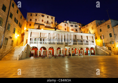 Sibenik Croazia, Municipio (Duke Palace). Foto Stock