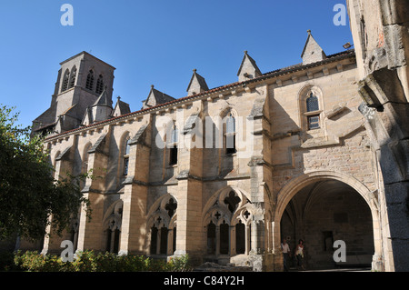 Abbey La Chaise Dieu Haute Loire Auvergne Francia Foto Stock