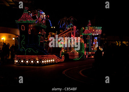 Magic Kingdom Parade di notte Foto Stock