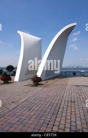 Settembre xi Memorial chiamato 'Cartoline' su Staten Island in New York City Foto Stock