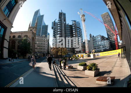 Edificio di Lloyds di Londra, Inghilterra Foto Stock