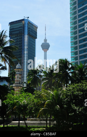 Dalla torre di Kuala Lumpur, Kuala Lumpur, Malesia Foto Stock