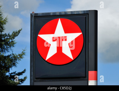 Logo di Texaco. Foto Stock