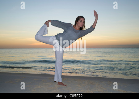 Donna, Reef Playacar Resort and Spa Hotel a Playa del Carmen, Quintana Roo, la penisola dello Yucatan, Messico Foto Stock