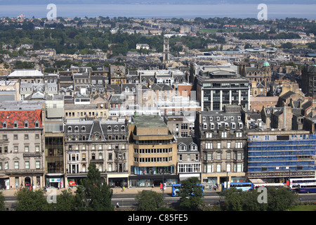 Panorama della città di Edimburgo Foto Stock