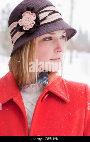 Ritratto di donna, Frisco, Summit County, Colorado, STATI UNITI D'AMERICA Foto Stock