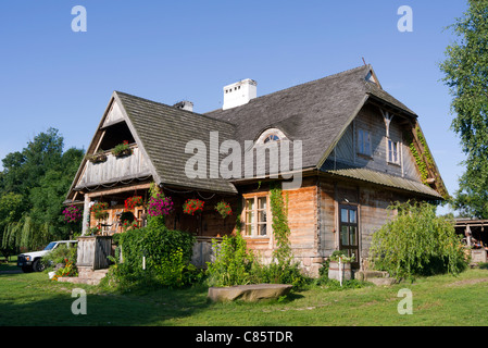 Polonia, Biebrza National Park, il Mammoth Valley (Mamucia Dolina) cottage Foto Stock