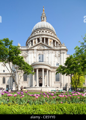 La Cattedrale di St Paul, Londra Foto Stock