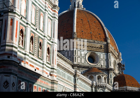 Cupola di Santa Maria del Fiore chiesa cattedrale (Duomo) Firenze, Regione Toscana, Italia Foto Stock