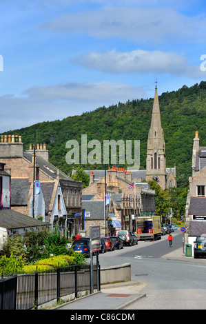 Bridge Street, Ballater, Royal Deeside, Aberdeenshire, Scotland, Regno Unito, Europa. Foto Stock