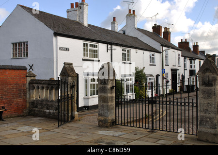 Church Street, Lutterworth Leicestershire, England, Regno Unito Foto Stock