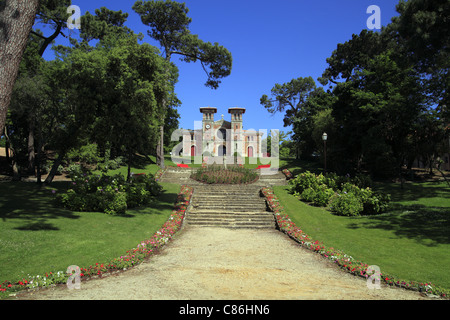 La cattedrale di Notre Dame des passa chiesa in Arcachon Gironde, Francia Foto Stock