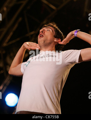 Gary Corpo di Luce avesse di Snow Patrol a Tennents Vital 06 Belfast Irlanda del Nord Foto Stock