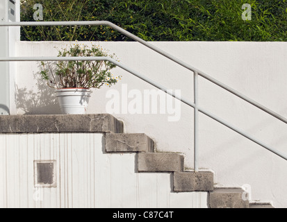 La Scala, Casa di Hans Scharoun a Weissenhof Station Wagon (Weissenhofsiedlung), Stoccarda, Germania Foto Stock