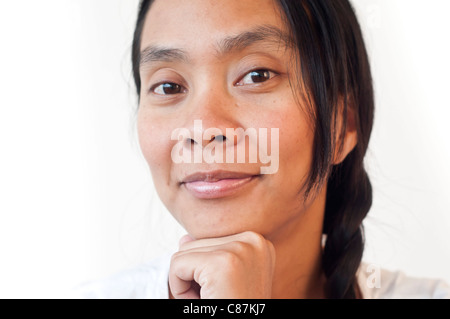 Donna asiatica ritratto Foto Stock