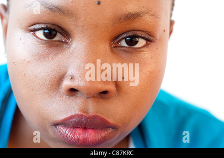 Ritratto di donna studio Foto Stock