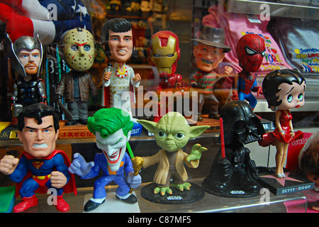 Bobbleheads, New York City Foto Stock