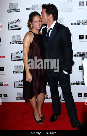 ROBERT DOWNEY JR. & SUSAN DOWNEY Robert Downey Jr. 2011 AMERICAN CINEMATHEQUE 25TH AWARD RECIPIENT BEVERLY HILLS LOS ANGELES C Foto Stock