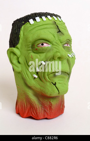 Mostri di Halloween Shrunken Heads spaventoso Trick or Treat Foto Stock