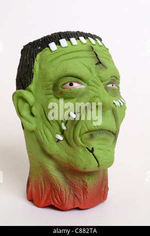 Mostri di Halloween Shrunken Heads spaventoso Trick or Treat Foto Stock