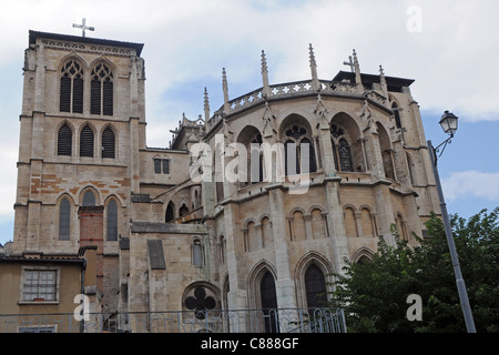 San Giovanni Battista nella cattedrale della città di Lione, Francia Foto Stock