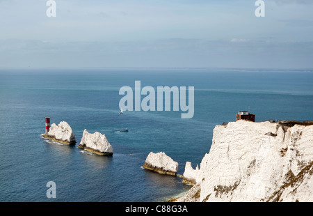 Gli aghi, l'Isola di Wight Foto Stock