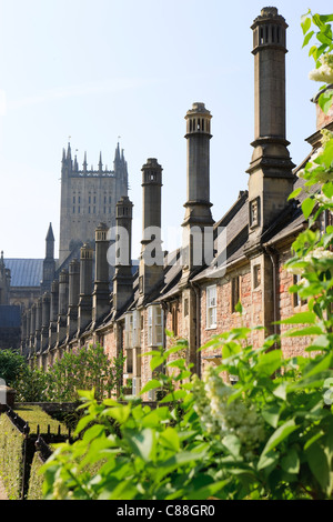 Vicarage vicino wells somerset Inghilterra Foto Stock