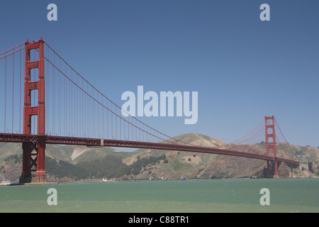 Golden Gate Bridge di San Francisco, California, Stati Uniti d'America Foto Stock
