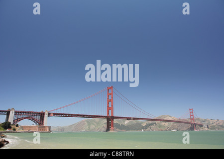 Golden Gate Bridge di San Francisco, California, Stati Uniti d'America Foto Stock