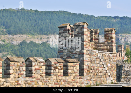 Tsarevets fortezza medievale a Veliko Tarnovo, Bulgaria Foto Stock