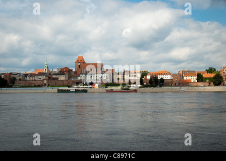 Torun - La Città Vecchia vista panoramica, Polonia Foto Stock