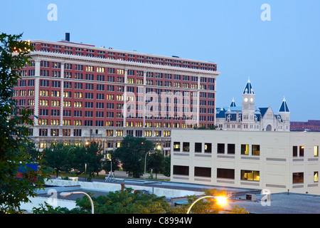 Architettura del centro cittadino di Louisville, Kentucky Foto Stock