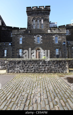 Città di Stirling, in Scozia. Il vittoriano ristrutturato carcere il St John Street fu utilizzata anche una prigione militare. Foto Stock