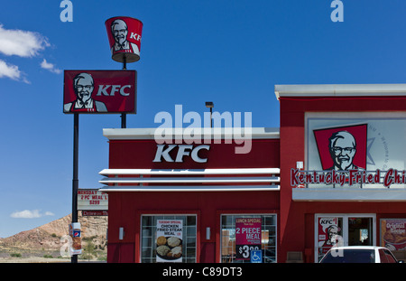 U.S.A. Nuovo Messico, ristorante tipico sul percorso 66 tra Budville e Gallup Foto Stock