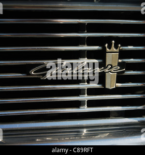 Ford Galaxie classic car grill vicino fino Foto Stock