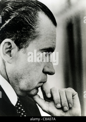 RICHARD Nixon (1913-1994) il trentasettesimo PRESIDENTE DEGLI STATI UNITI Foto Stock