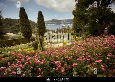 Villa Ephrussi de Rothschild: Il Giardino delle Rose Foto Stock