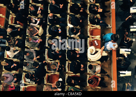 Interno del Teatro Mikhaylovsky, San Pietroburgo, Russia Foto Stock