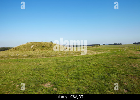 Cursus carriole, Stonehenge, Amesbury, Wiltshire, Inghilterra, Regno Unito Foto Stock