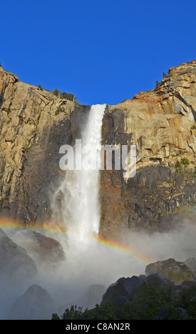 Bridalveil Falls Yosemite in California Foto Stock