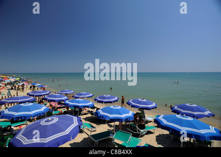 Italia, Basilicata, Metaponto, spiaggia Foto Stock