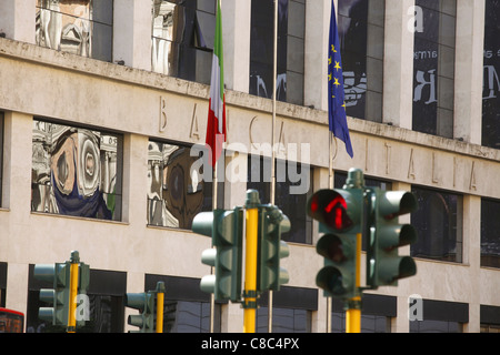 Italia Banca Nazionale, Banca d'Italia in Via XX Settembre in Roma, Italia. Foto Stock