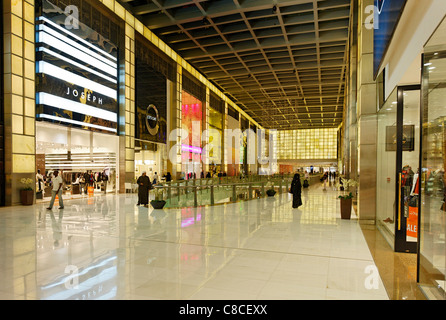 DUBAI Mall, il centro commerciale più grande del mondo, Downtown Burj Dubai, Dubai, Emirati Arabi Uniti, Medio Oriente Foto Stock