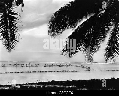 Film scena l'ammutinamento del Bounty (1935) Foto Stock