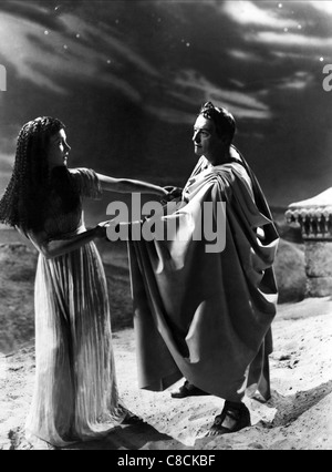 VIVIEN LEIGH, Claude Rains, Cesare e Cleopatra, 1945 Foto Stock