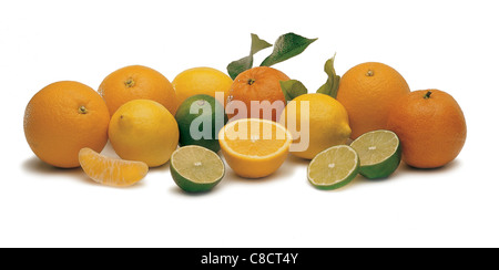 Arance, Limoni e limette Foto Stock